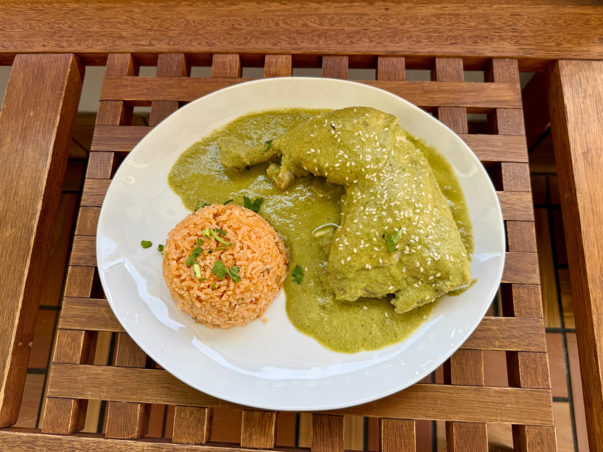 Mole Verde — Agave Mexican Restaurant